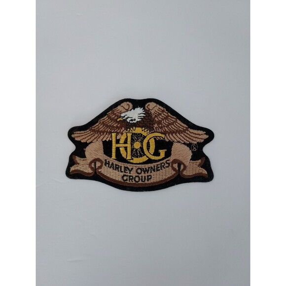 HOG Harley Owners Group Patch Eagle Embroidered Harley Davidson Motorcycle 5" - Picture 1 of 3